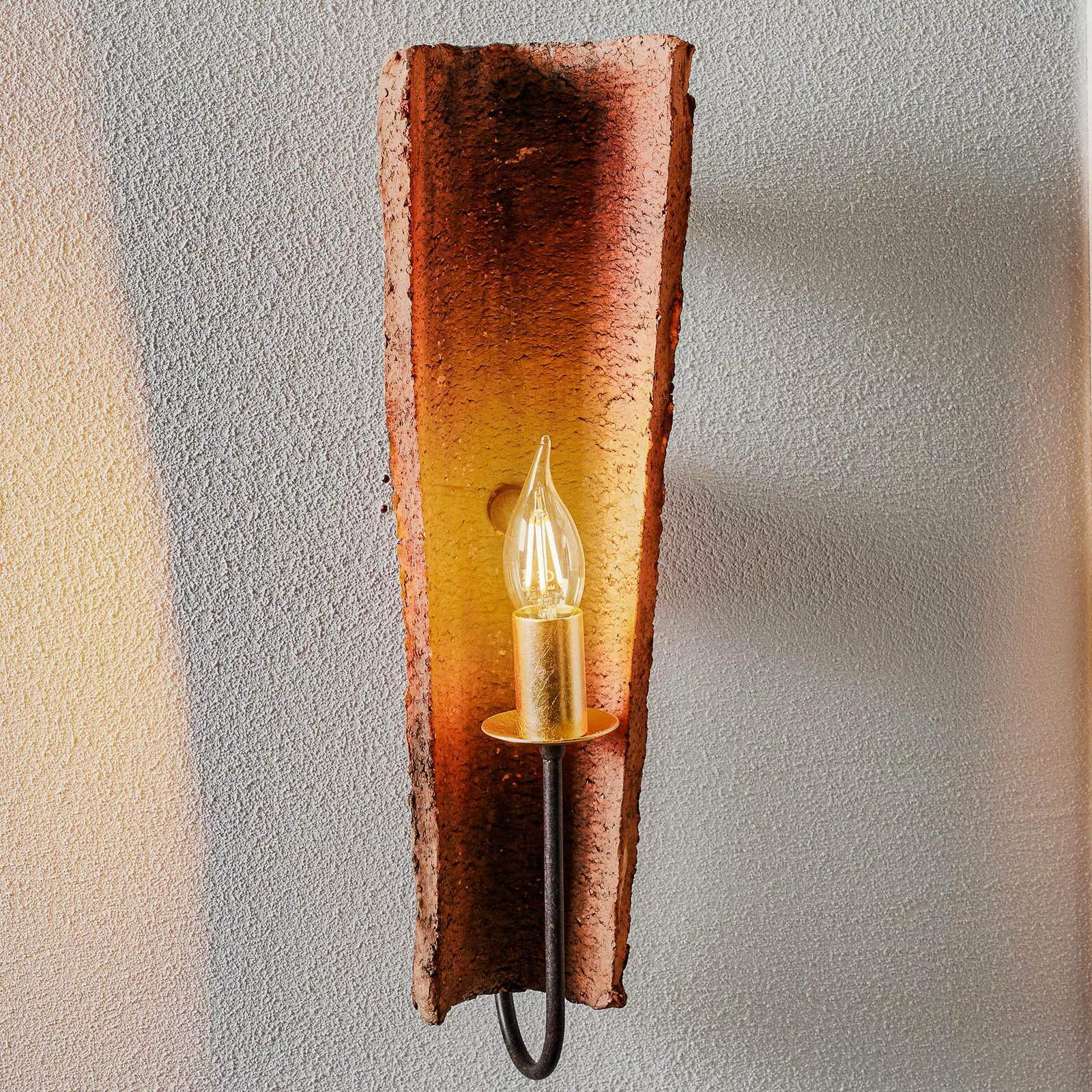 Menzel Country Tonziegel-Wandlampe, Licht direkt günstig online kaufen