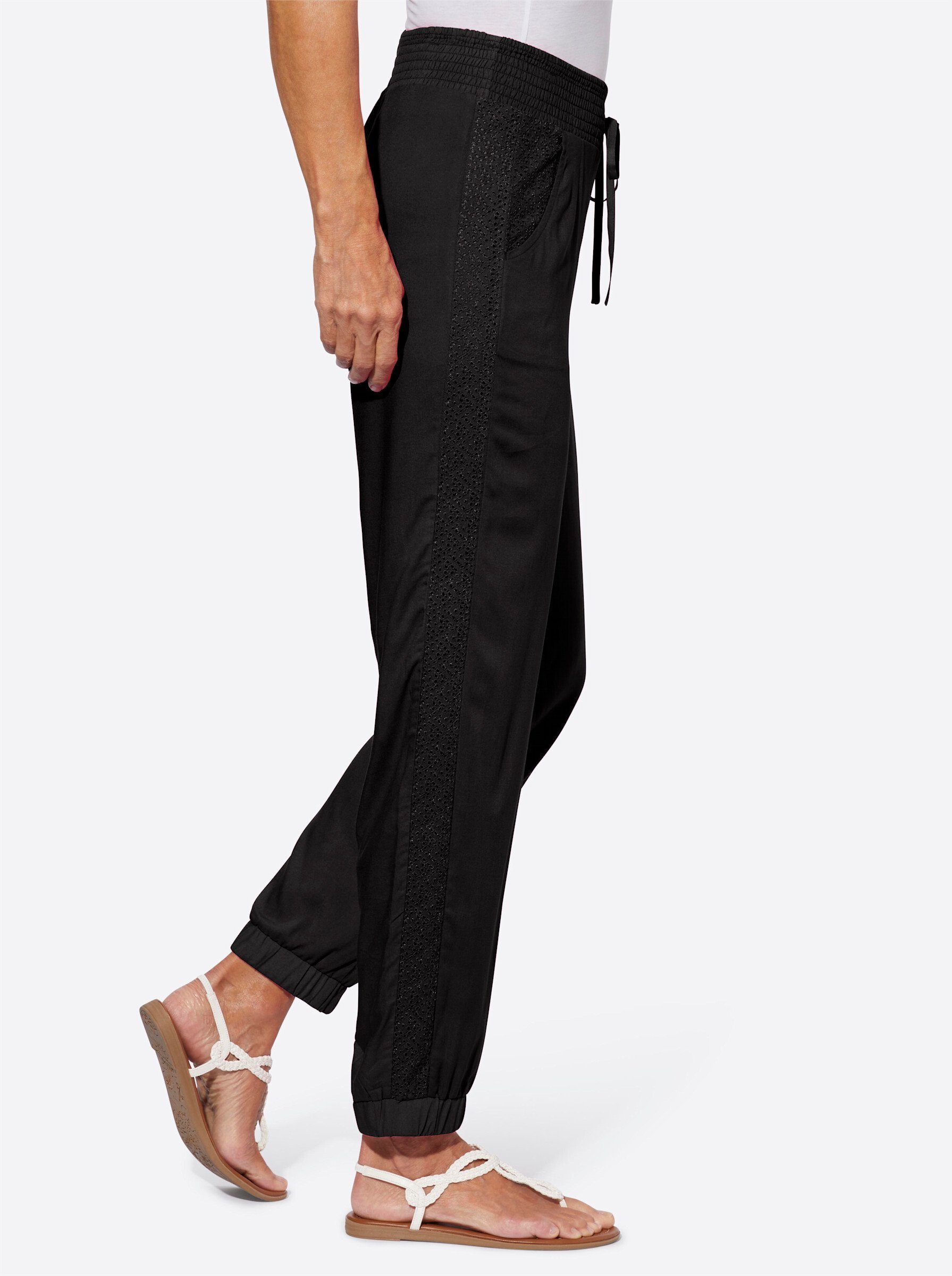 Sieh an! Jerseyhose Schlupfhose Innenbeinlänge ca. günstig online kaufen