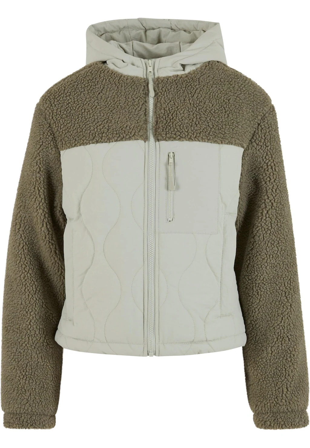 URBAN CLASSICS Allwetterjacke "Urban Classics Ladies Sherpa Crinkle Nylon M günstig online kaufen