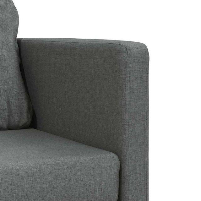 ZMH Sofa Bodensofa mit Schlaffunktion Grau/Schwarz 112x174x55 cm Stoff, Set günstig online kaufen