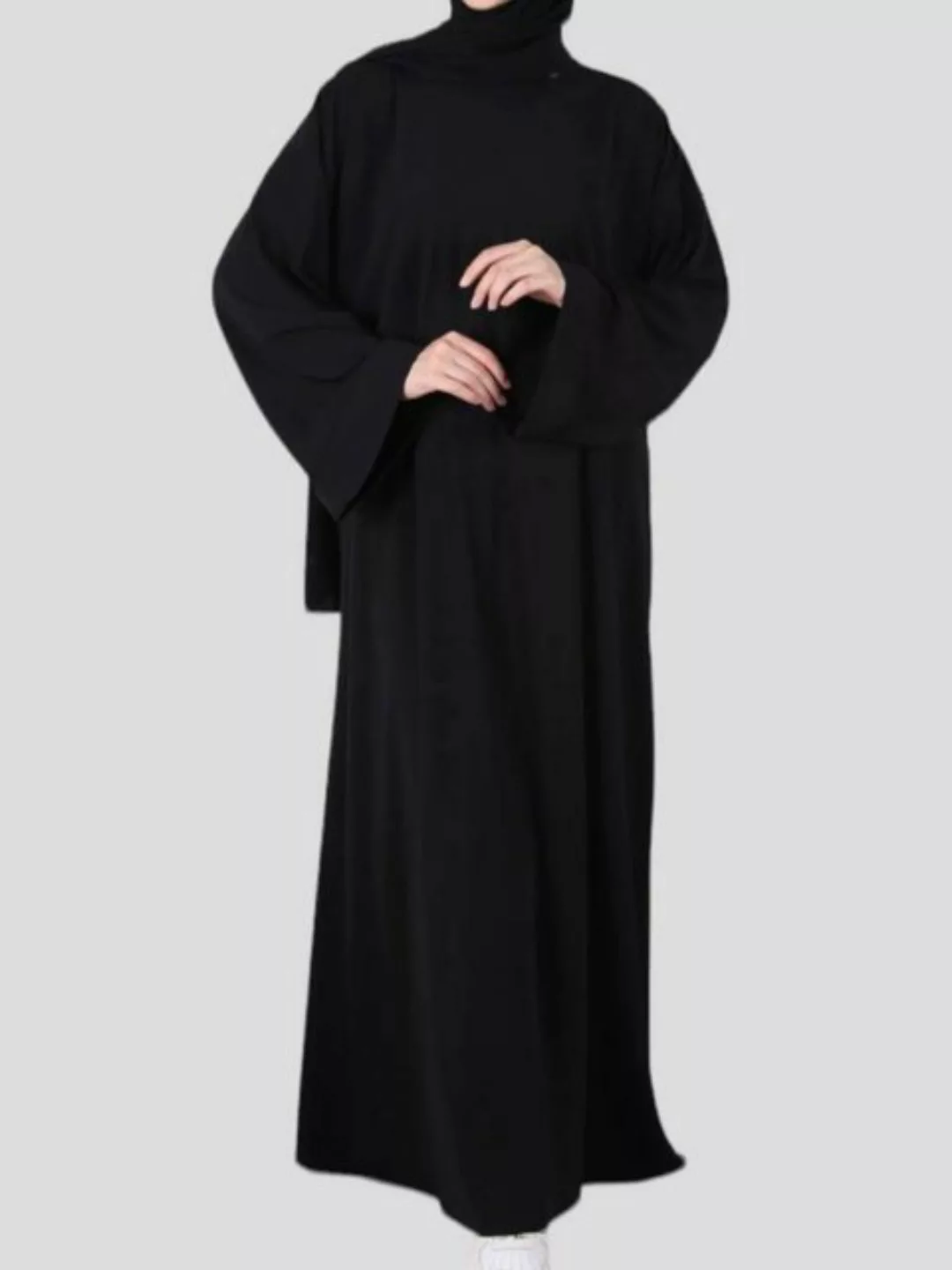 Aymasal Maxikleid Ballonkleid Abaya Afifa Medina Seide günstig online kaufen