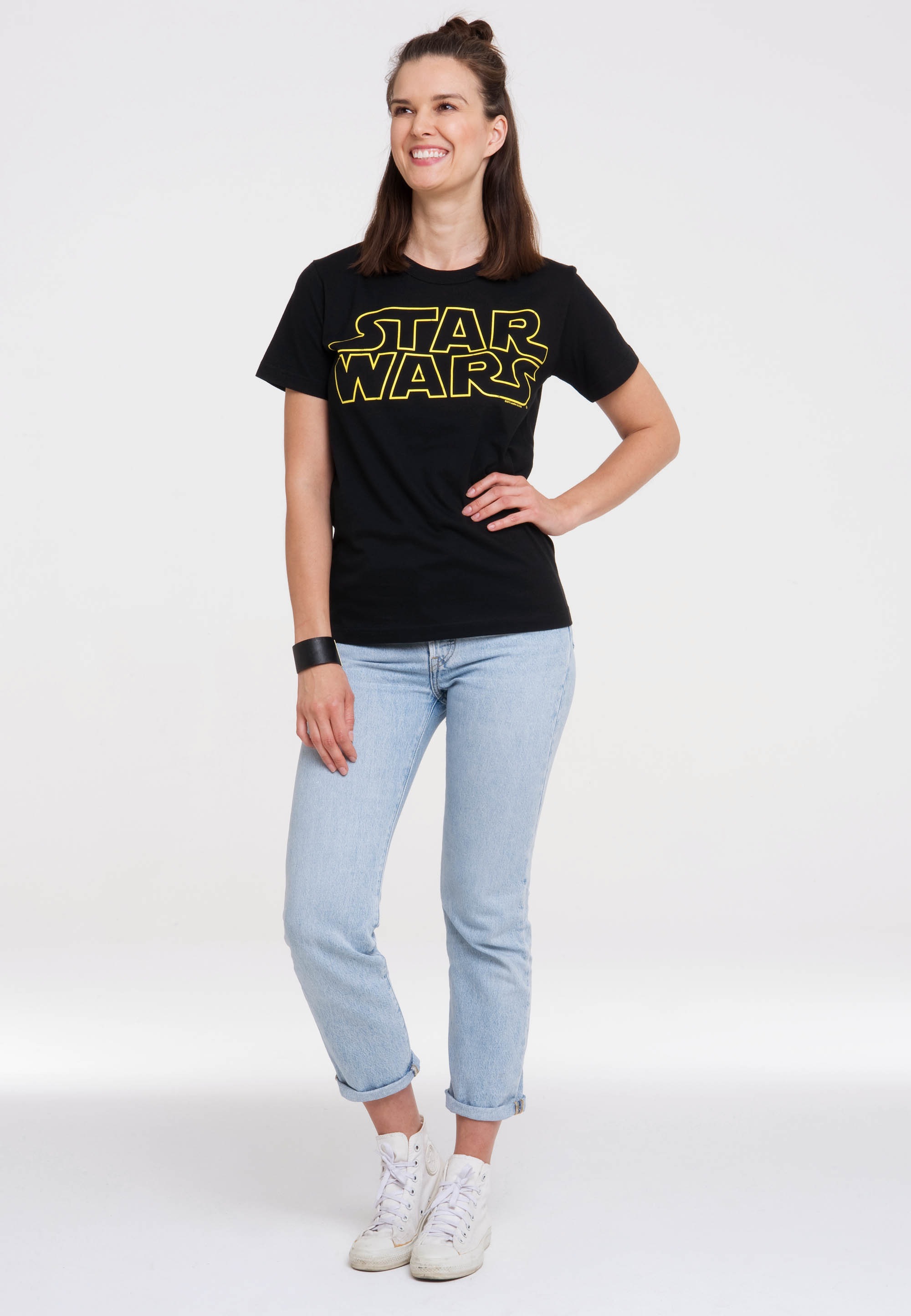 LOGOSHIRT T-Shirt "Star Wars Logo", mit lizenziertem Print günstig online kaufen