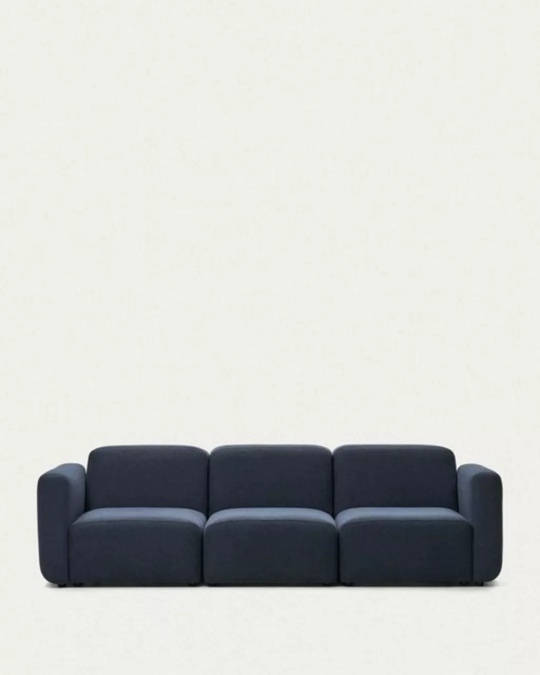 Natur24 Sofa 3-Sitzer-Sofa Neom 263 x 89 x 78 cm Blau Sitzgelegenheit Wohnz günstig online kaufen