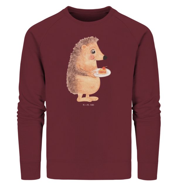 Mr. & Mrs. Panda Longpullover Größe S Igel Kuchenstück - Burgundy - Geschen günstig online kaufen