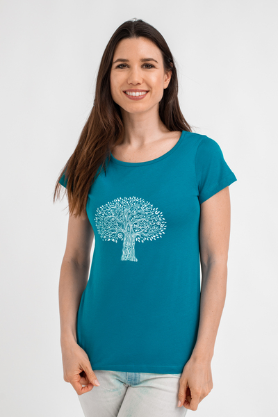 Basic Bio T-shirt (Ladies) Nr.2 Tree Life günstig online kaufen