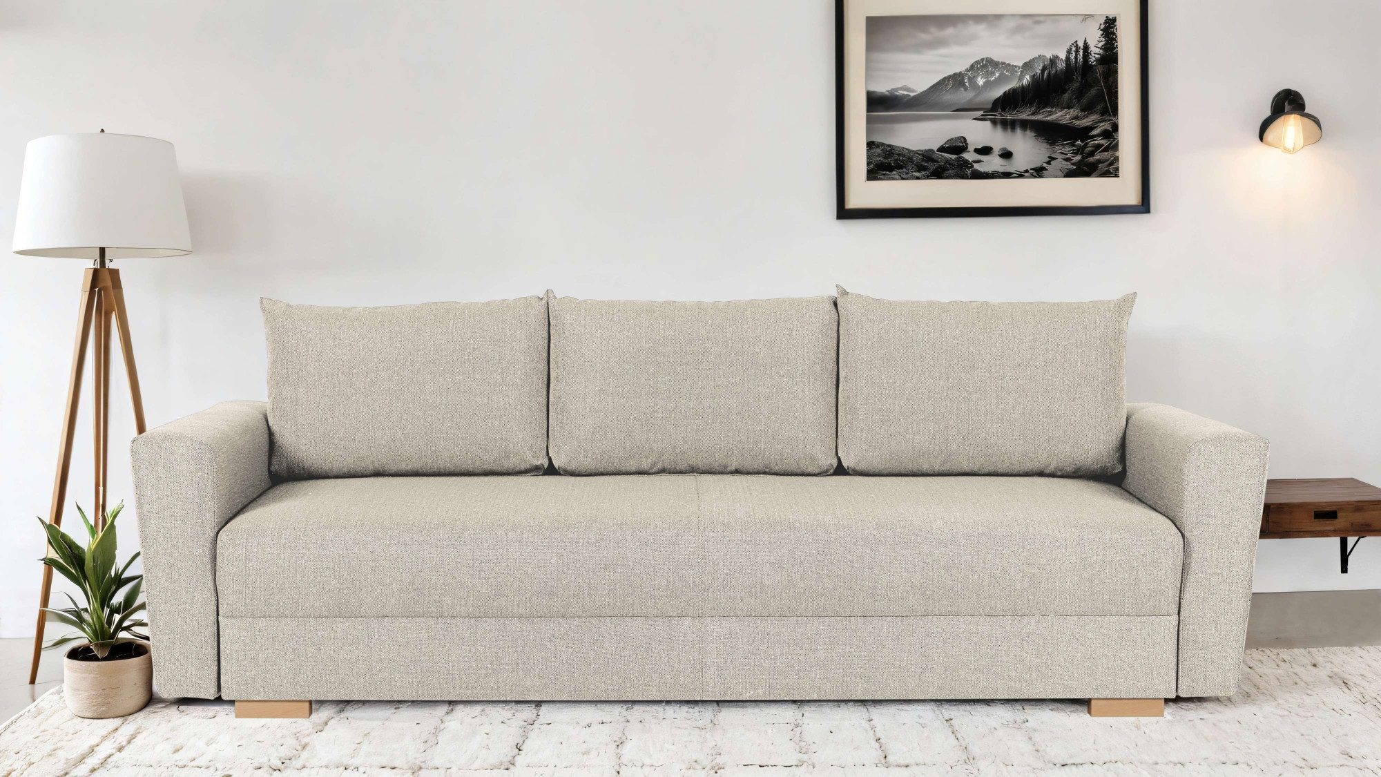 INOSIGN 3-Sitzer "MAGHERA Schlafsofa mit Bettkasten, in hochwertiger Verarb günstig online kaufen