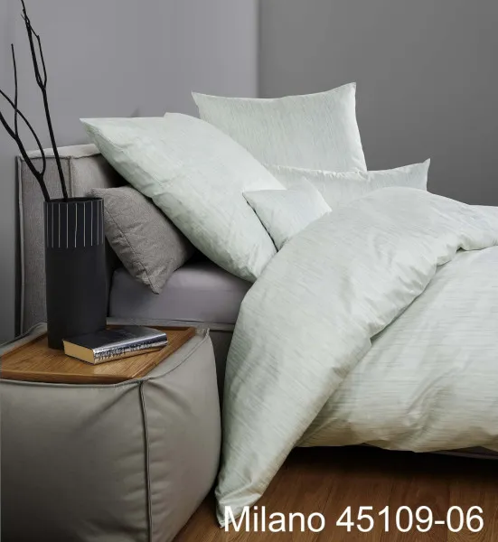 Janine Janine Mako-Satin Bettwäsche MILANO 45109 salbeigrün Größe:  80x80 c günstig online kaufen