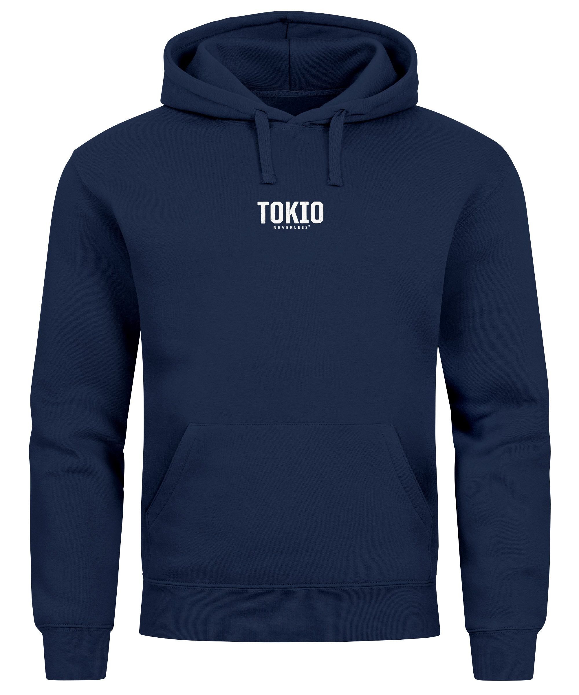 Neverless Hoodie Hoodie Backprint Herren Tokyo günstig online kaufen