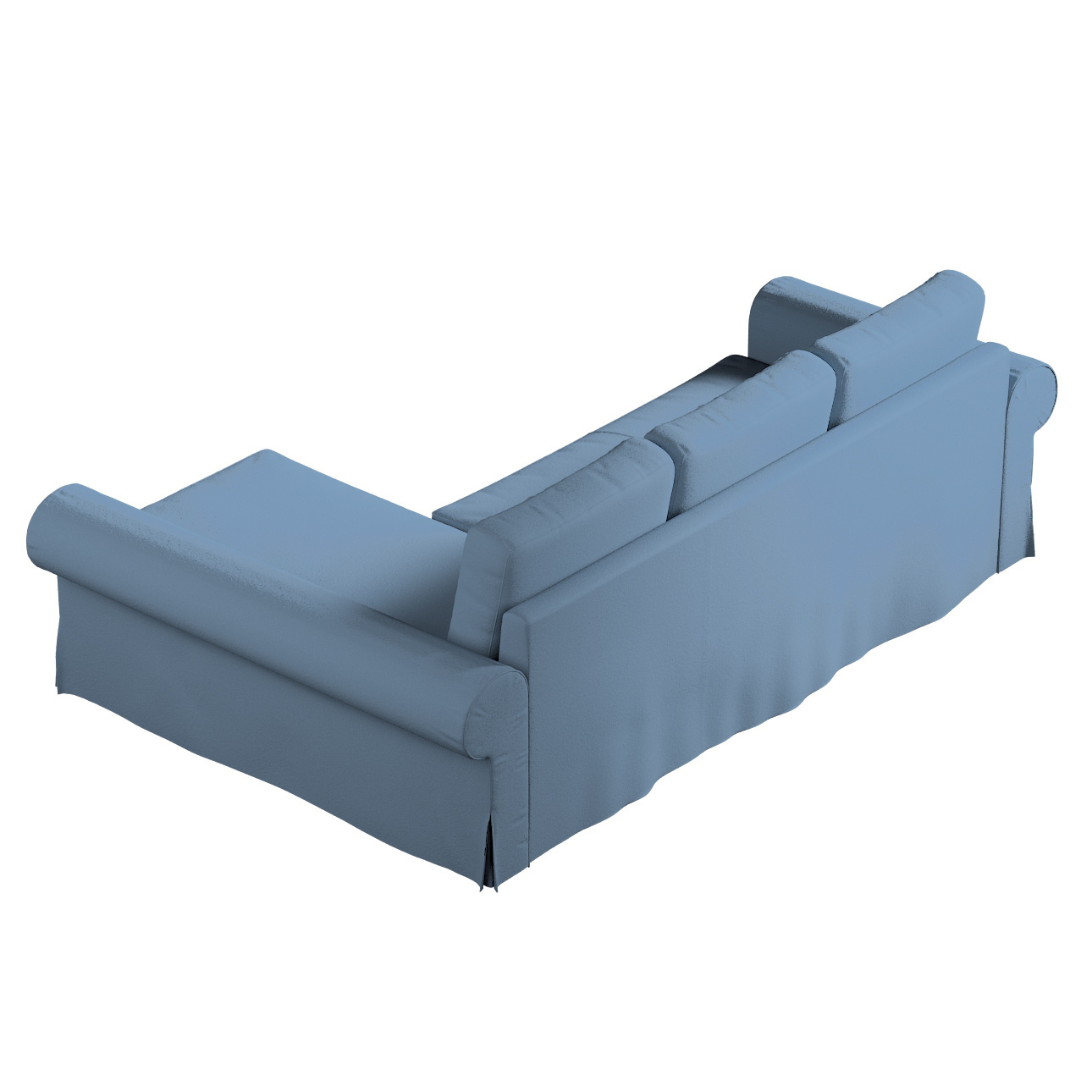 Bezug für Backabro Bettsofa / Recamiere, blau, Bezug für Bettsofa Backabro günstig online kaufen