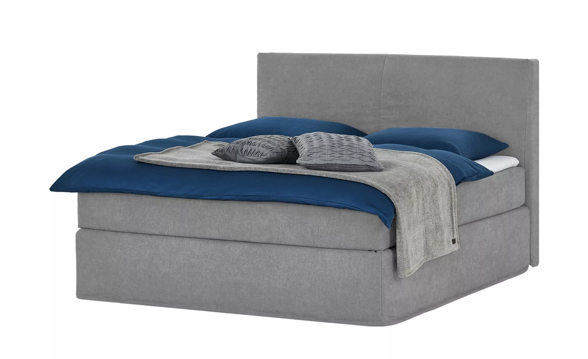 Boxi Boxspringbett 160 x 200 cm  Boxi Classic ¦ grau ¦ Maße (cm): B: 160 H: günstig online kaufen