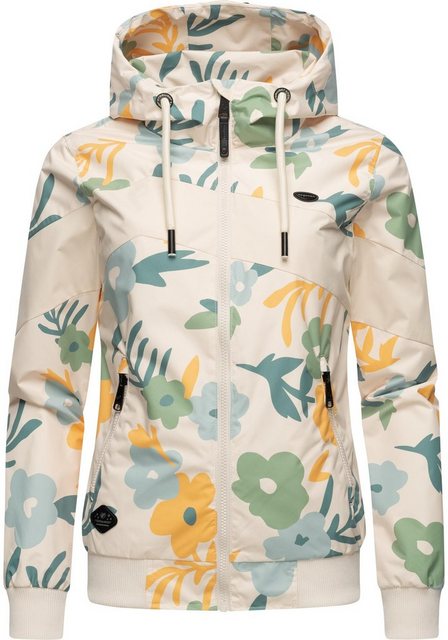 Ragwear Outdoorjacke "Nuggie Block Flower", mit Kapuze, modische Damen Frei günstig online kaufen