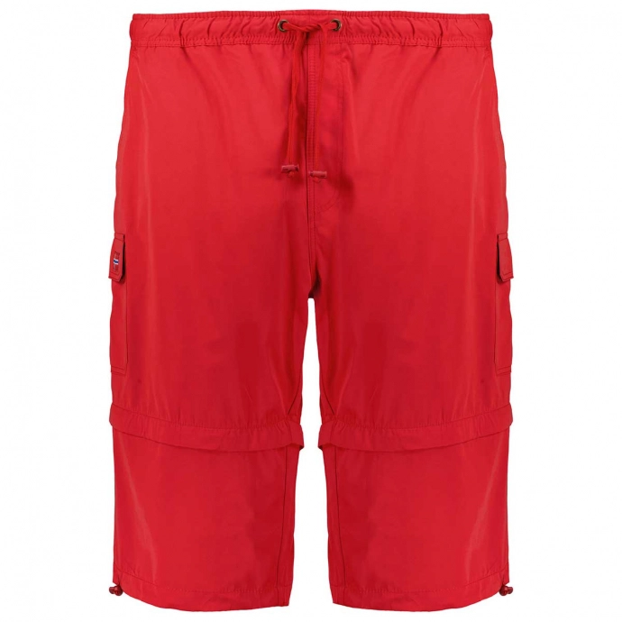 ABRAXAS Shorts Zipp-Off-Bermuda in Übergröße, rot günstig online kaufen