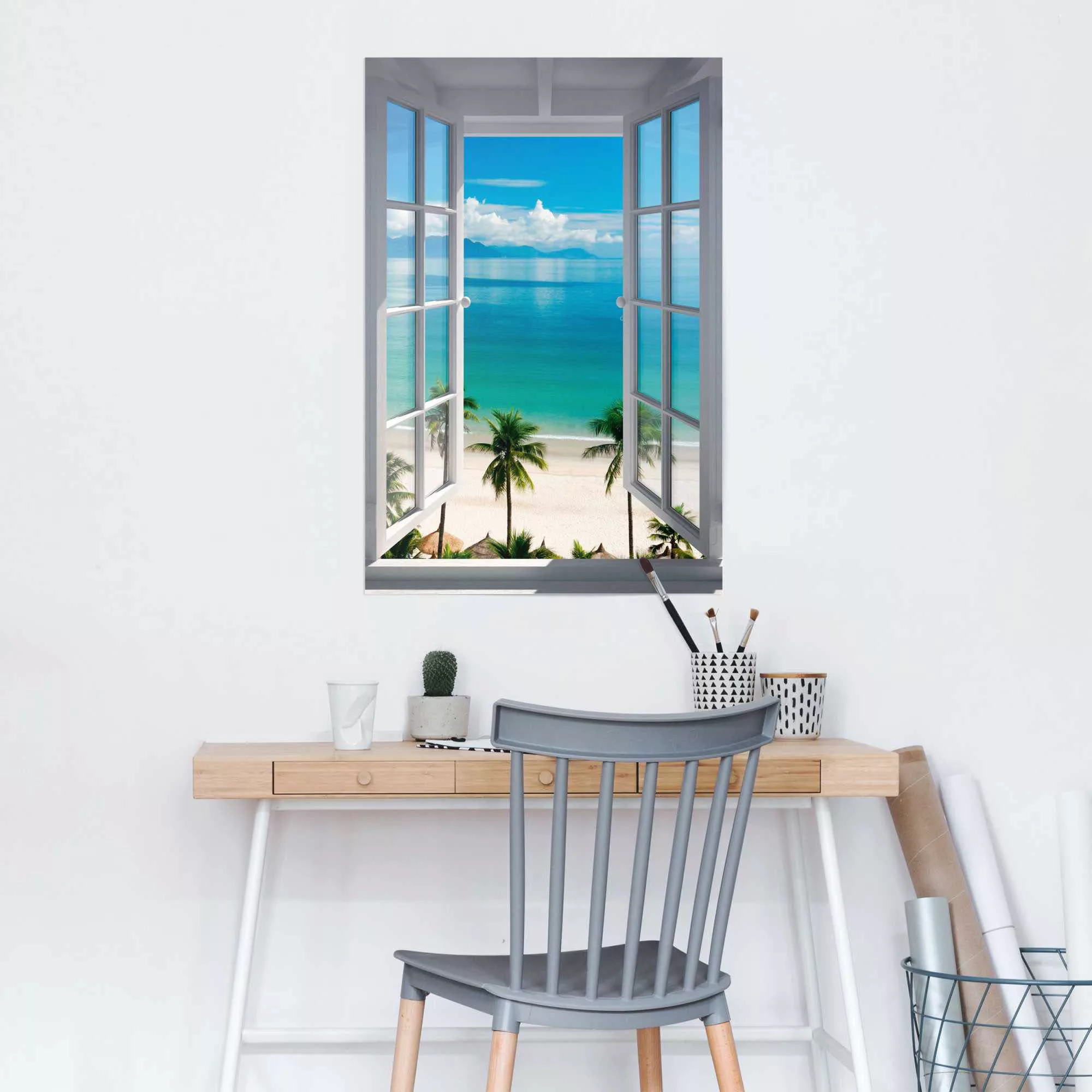 Reinders Poster "Fenster zum Strand", (1 St.) günstig online kaufen