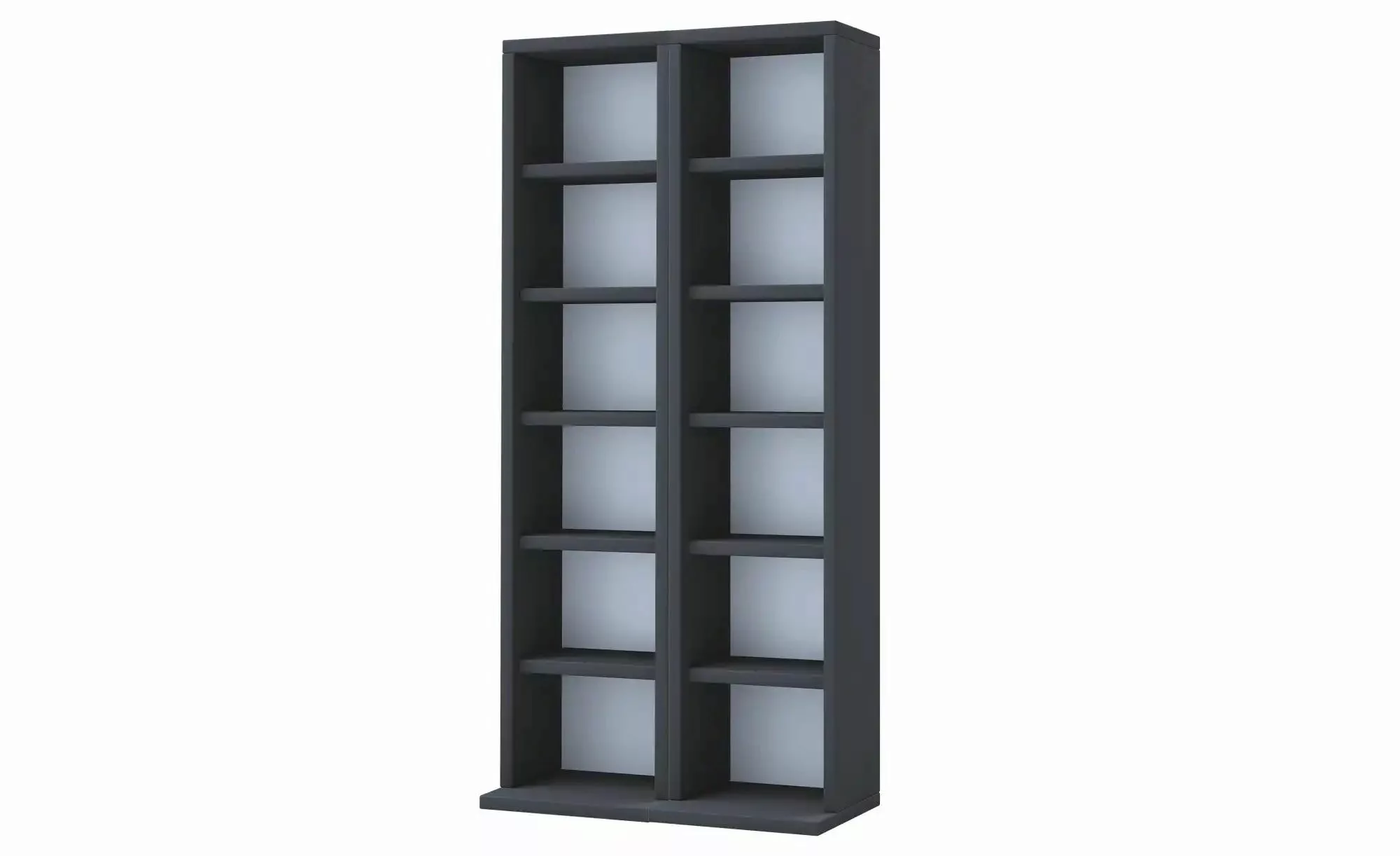 Standregal 2er-Set  Milano ¦ schwarz ¦ Maße (cm): B: 42 H: 91,8 Regale > St günstig online kaufen