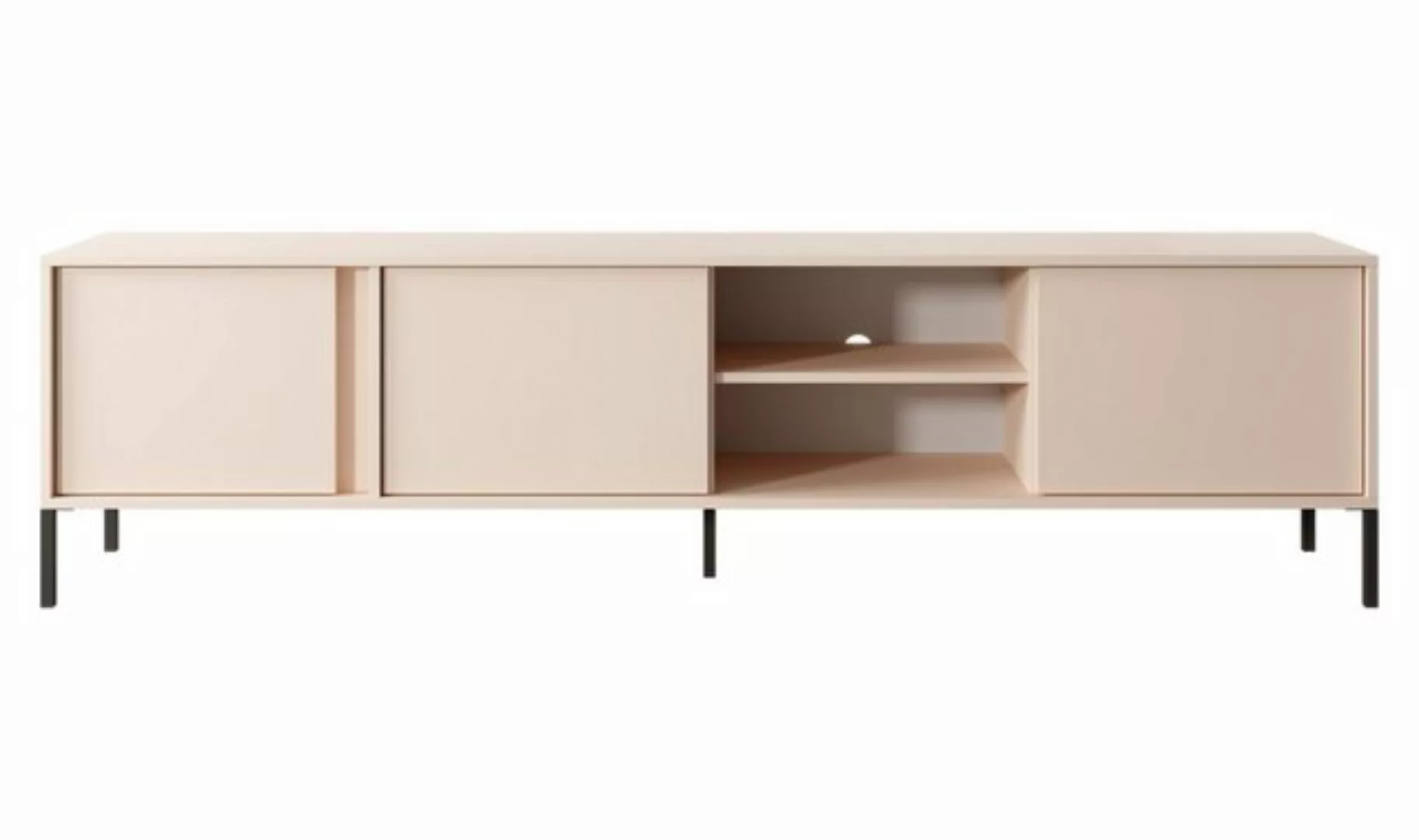 Furnix TV-Schrank DASTI 203 Fernsehschrank mit Türen, Metallfüßen 202,9 x H günstig online kaufen