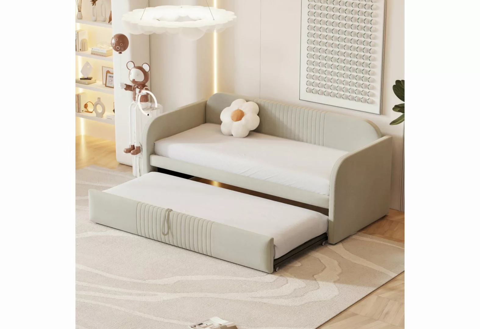 Rustrky Polsterbett Schlafsofa Doppelbett Jugendbett Daybett Tagesbett Kind günstig online kaufen