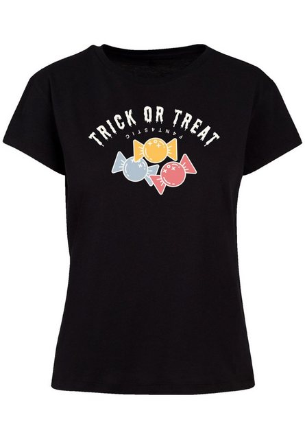 F4NT4STIC T-Shirt Trick Or Treat Halloween Print günstig online kaufen