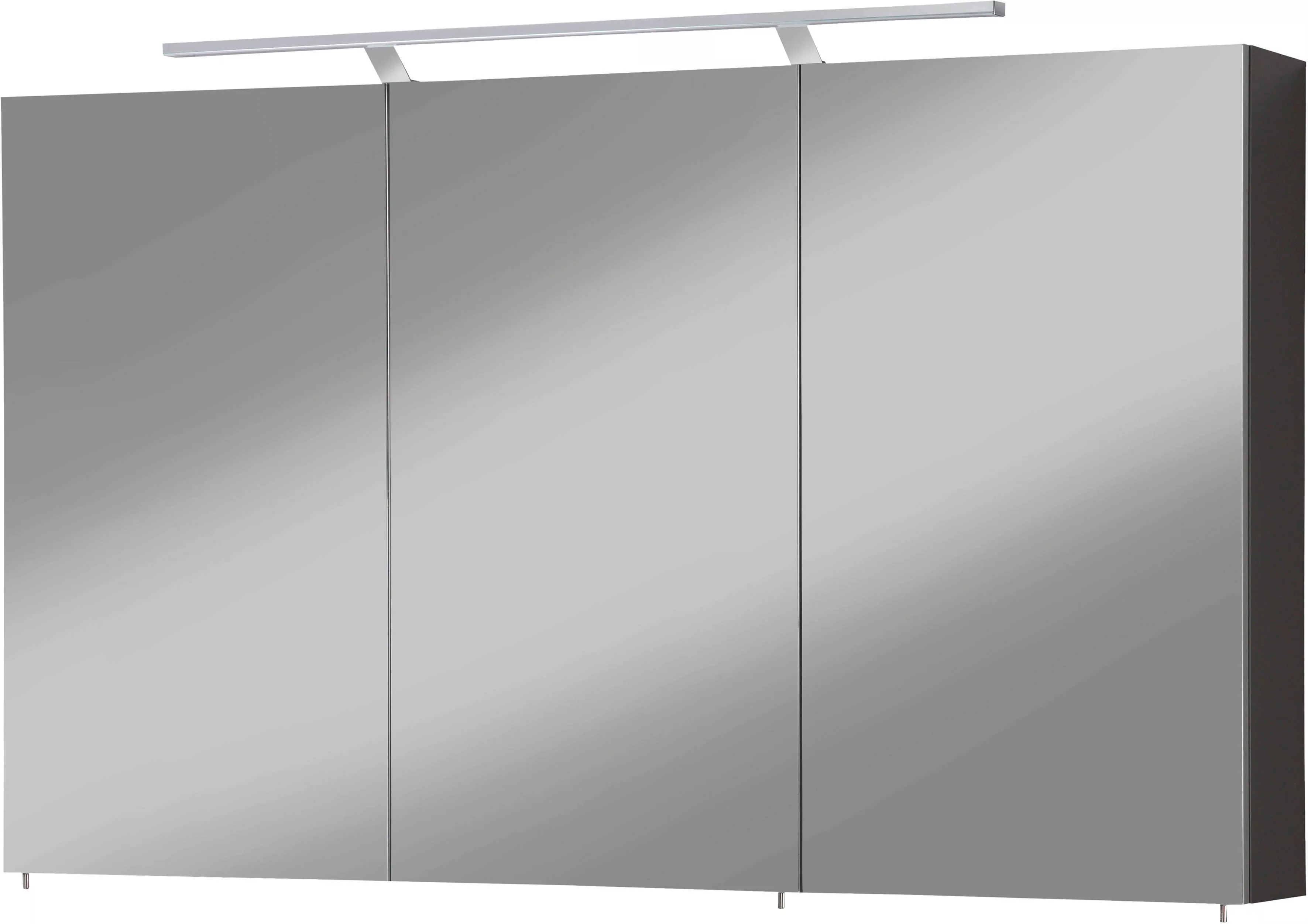 welltime Spiegelschrank "Torino", Breite 120 cm, 3-türig, LED-Beleuchtung, günstig online kaufen