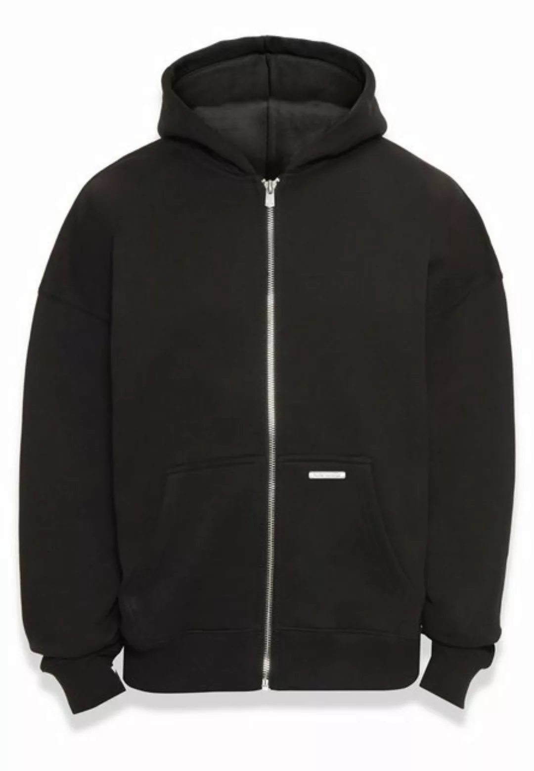 Dropsize Sweatjacke Dropsize Herren Bazix Republiq Super Heavy Rib Zipper günstig online kaufen