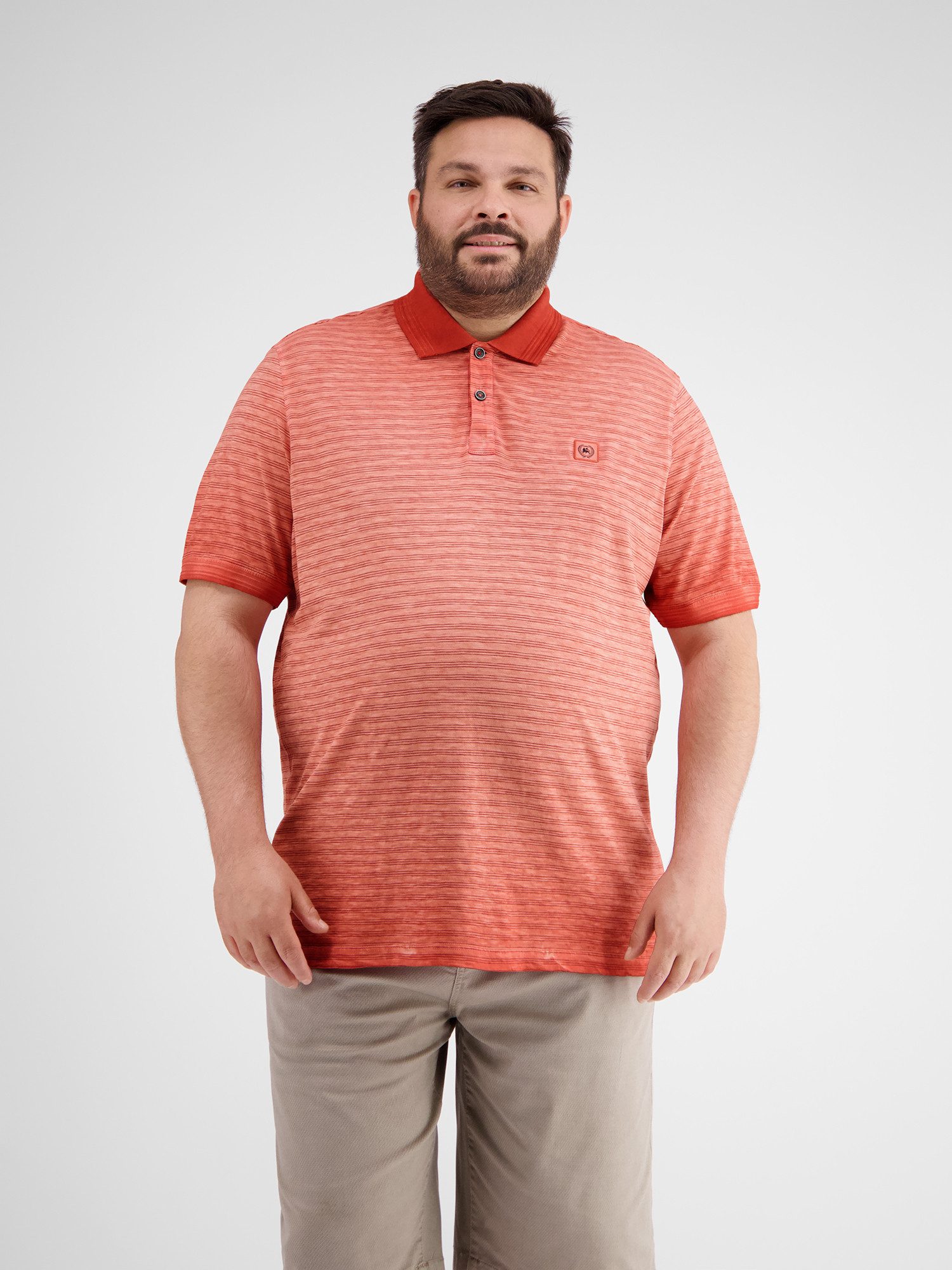 LERROS Poloshirt "LERROS Gestreiftes Poloshirt in Großen Größen" günstig online kaufen