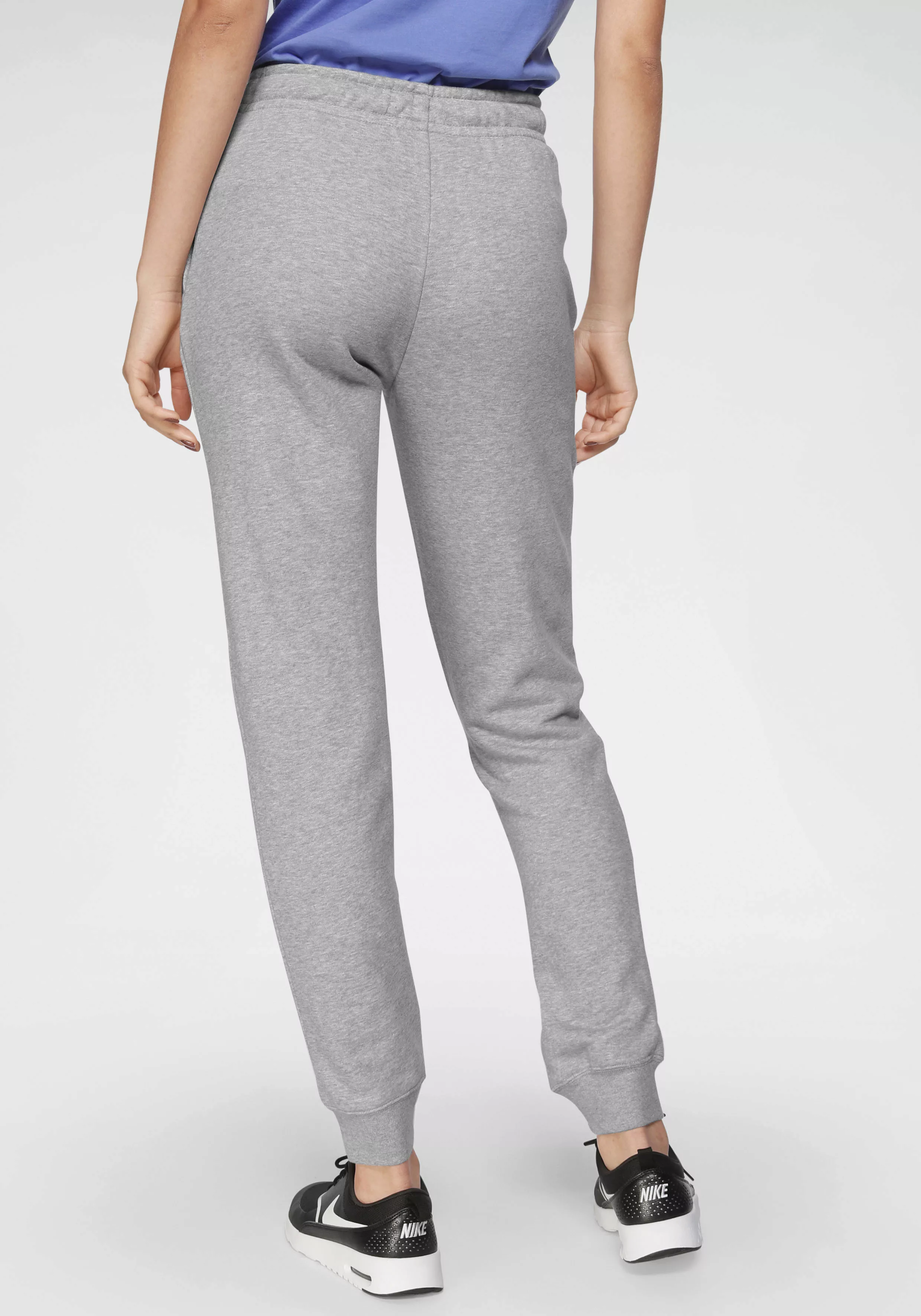 Nike Sportswear Essential Hose L Dark Grey Heather / White / White günstig online kaufen