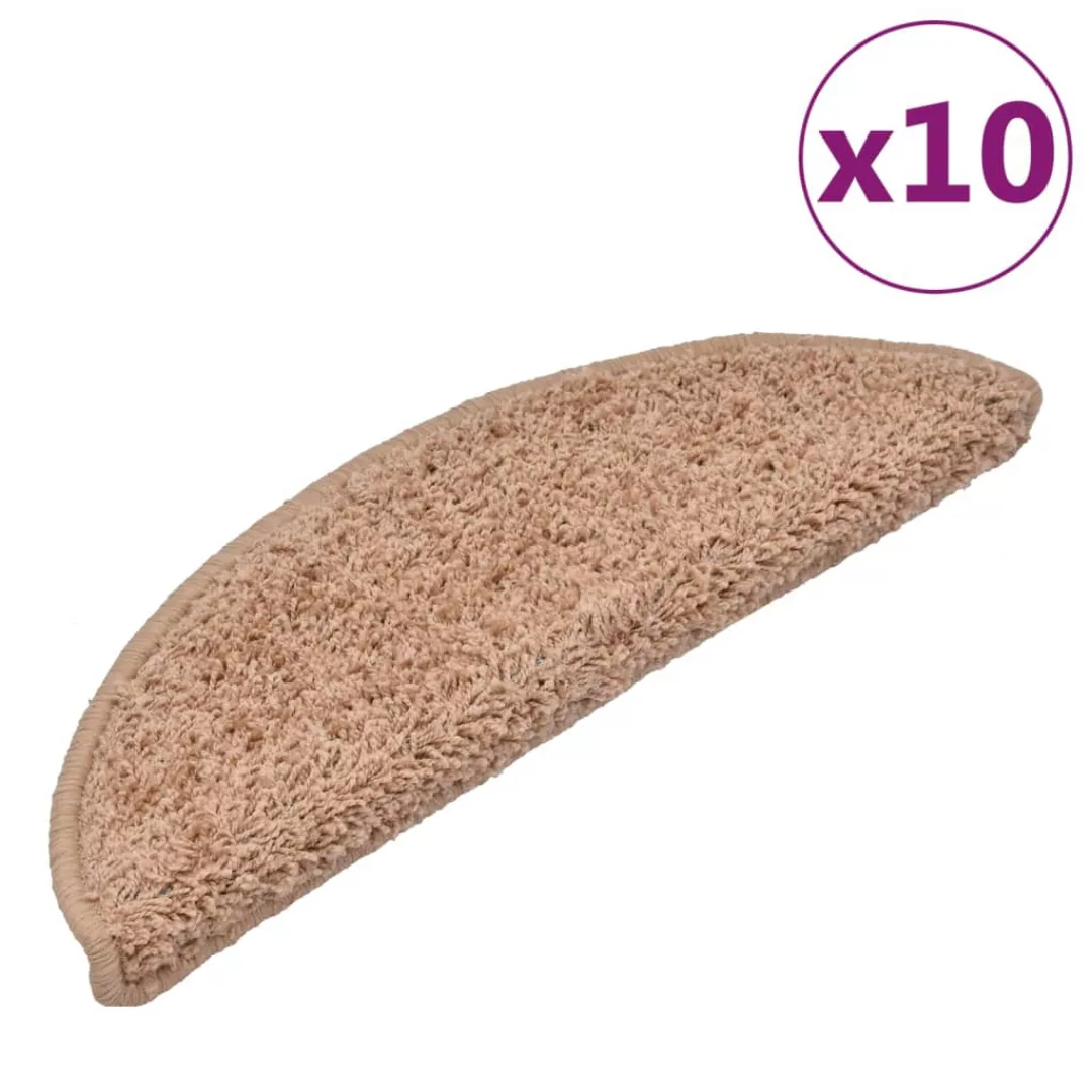 Vidaxl Stufenmatten 10 Stk. 56x20 Cm Beige günstig online kaufen