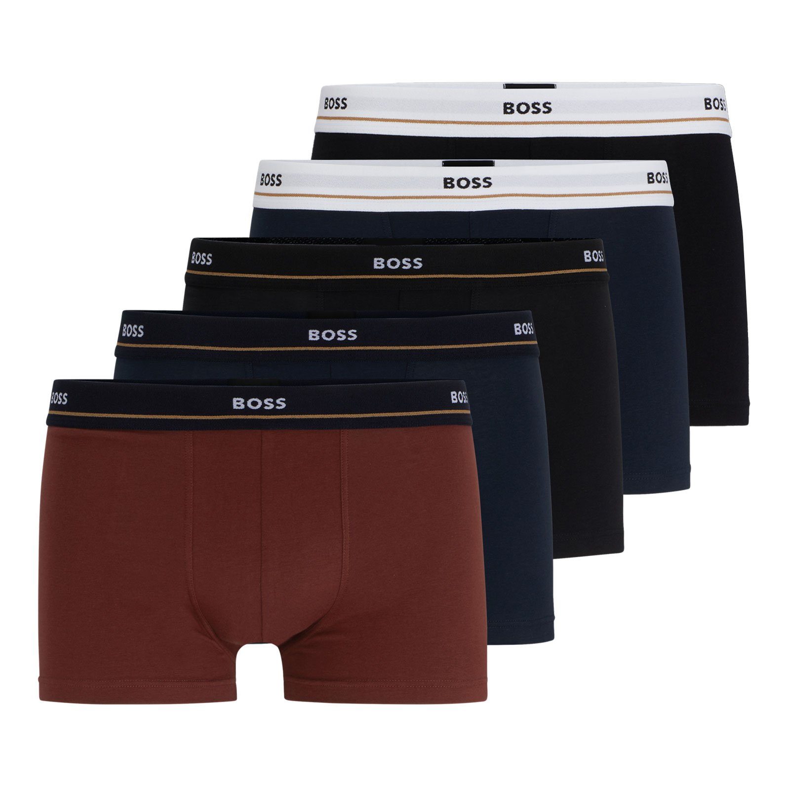 BOSS Trunk Essential (5-St) mit Markenschriftzug günstig online kaufen