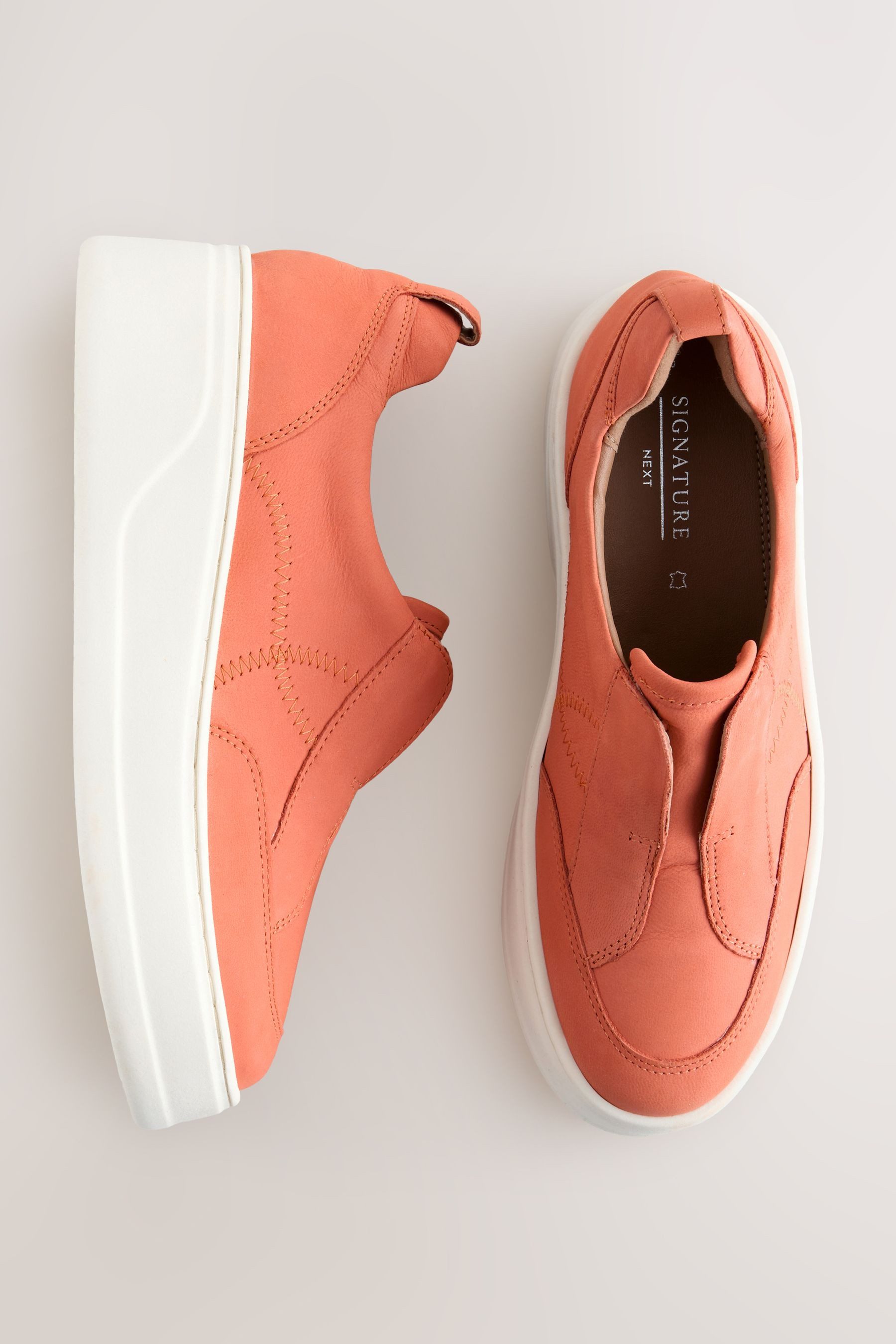 Next Signature Forever Comfort® Leder-Schlupfsneaker Sneaker günstig online kaufen