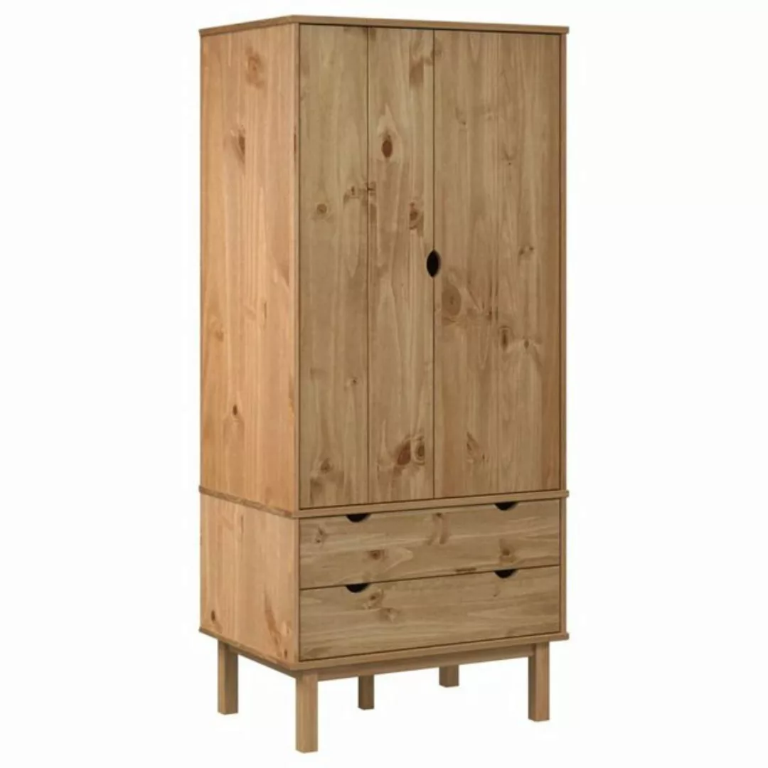 vidaXL Kleiderschrank Kleiderschrank 76,5x53x172 cm Massivholz Kiefer günstig online kaufen