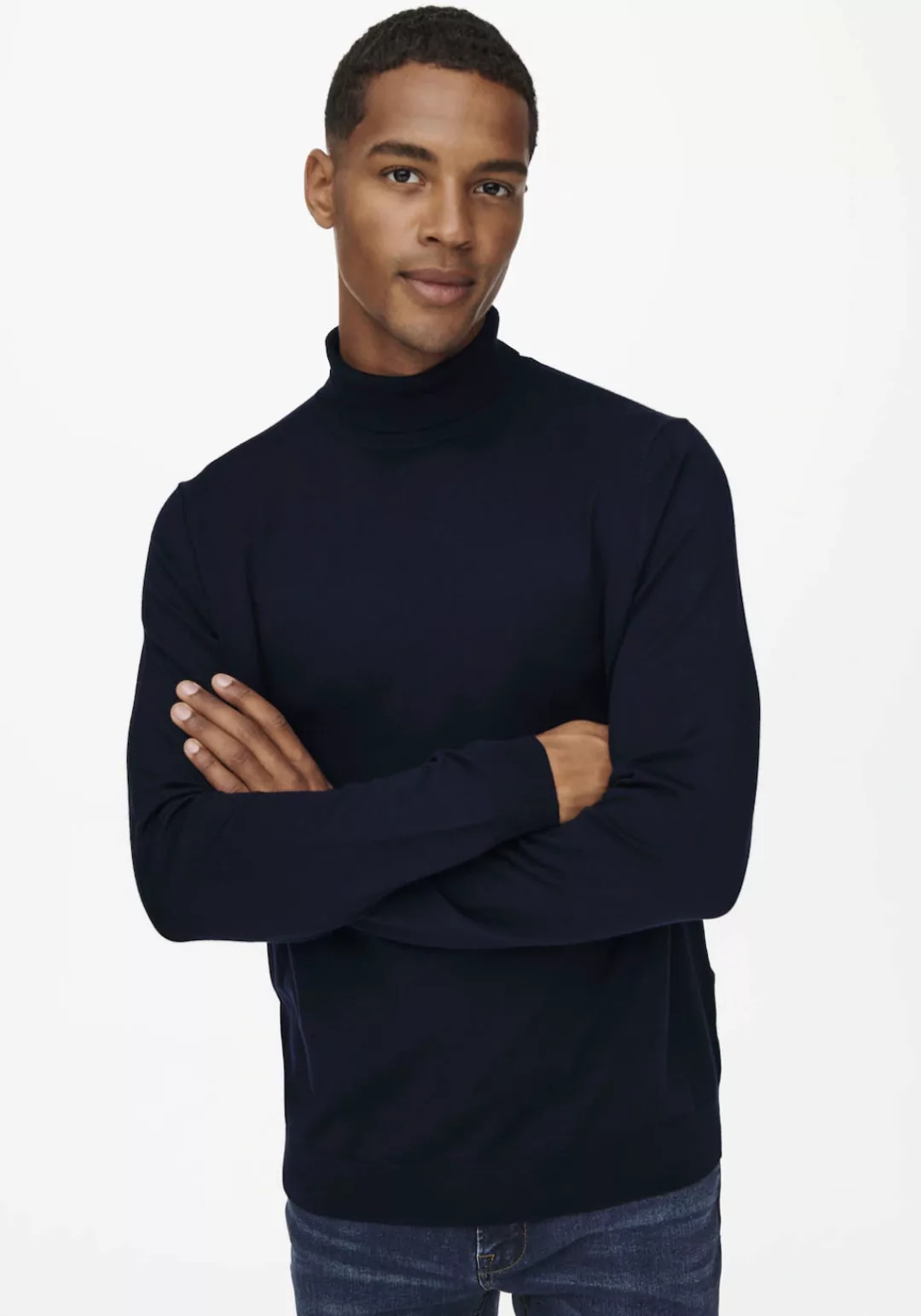 ONLY & SONS Rollkragenpullover WYLER LIFE ROLL NECK KNIT günstig online kaufen