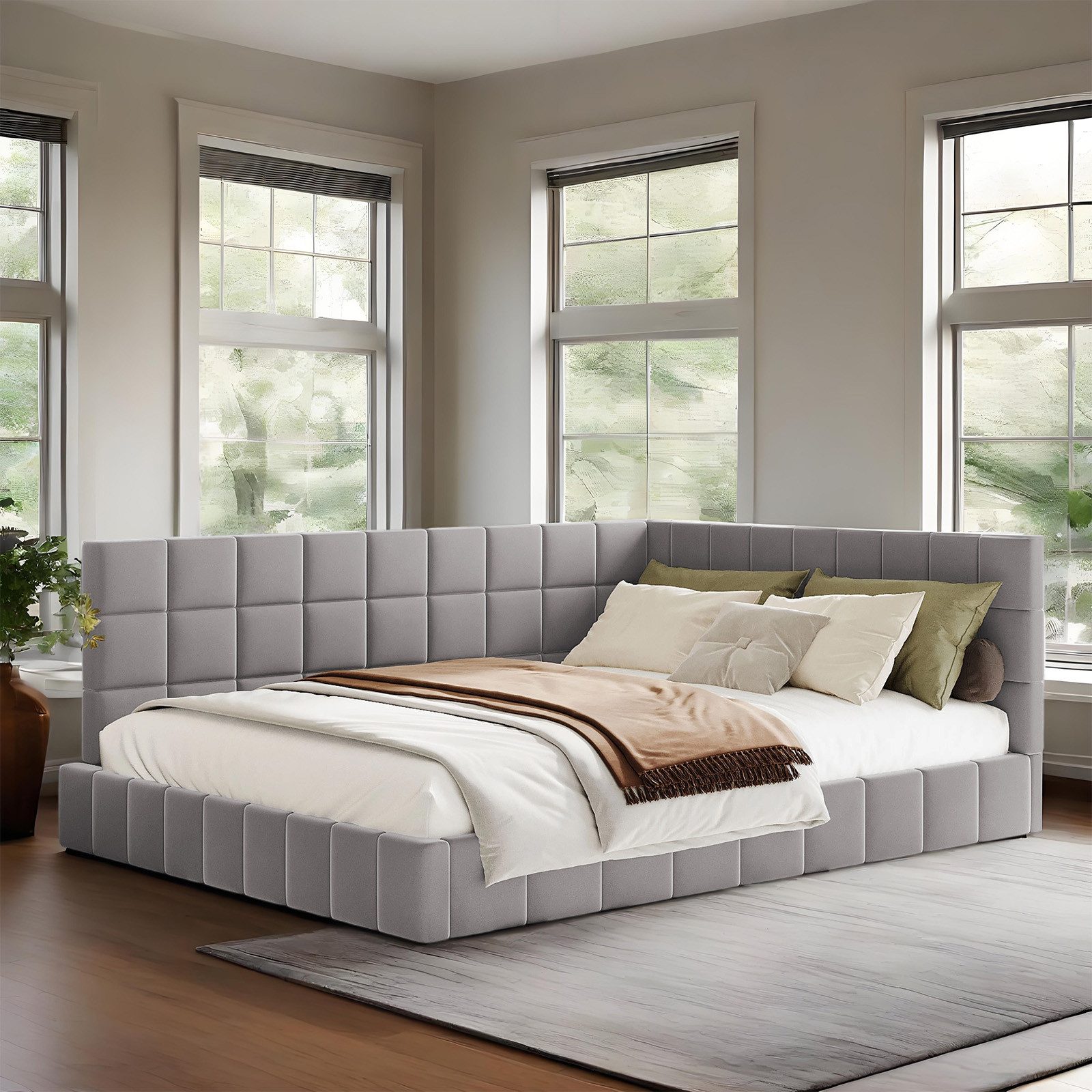 MODFU Schlafsofa Polsterbett, 140x200 cm mit günstig online kaufen