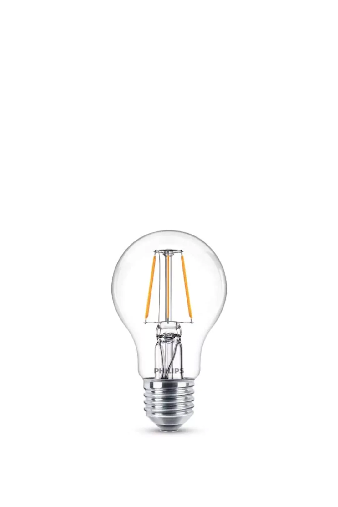 Philips LED-Leuchtmittel E27 Glühlampenform 4,3 W 470 lm 10,6 x 6 cm (H x Ø günstig online kaufen