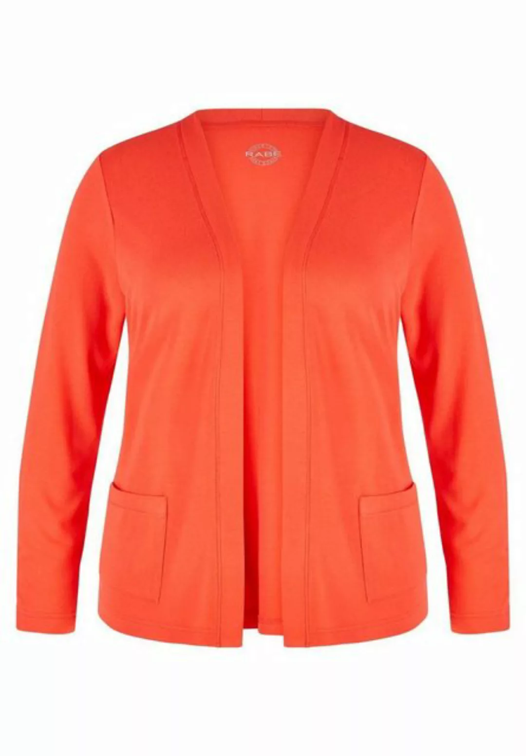 Rabe Strickjacke orange regular fit (1-tlg) günstig online kaufen