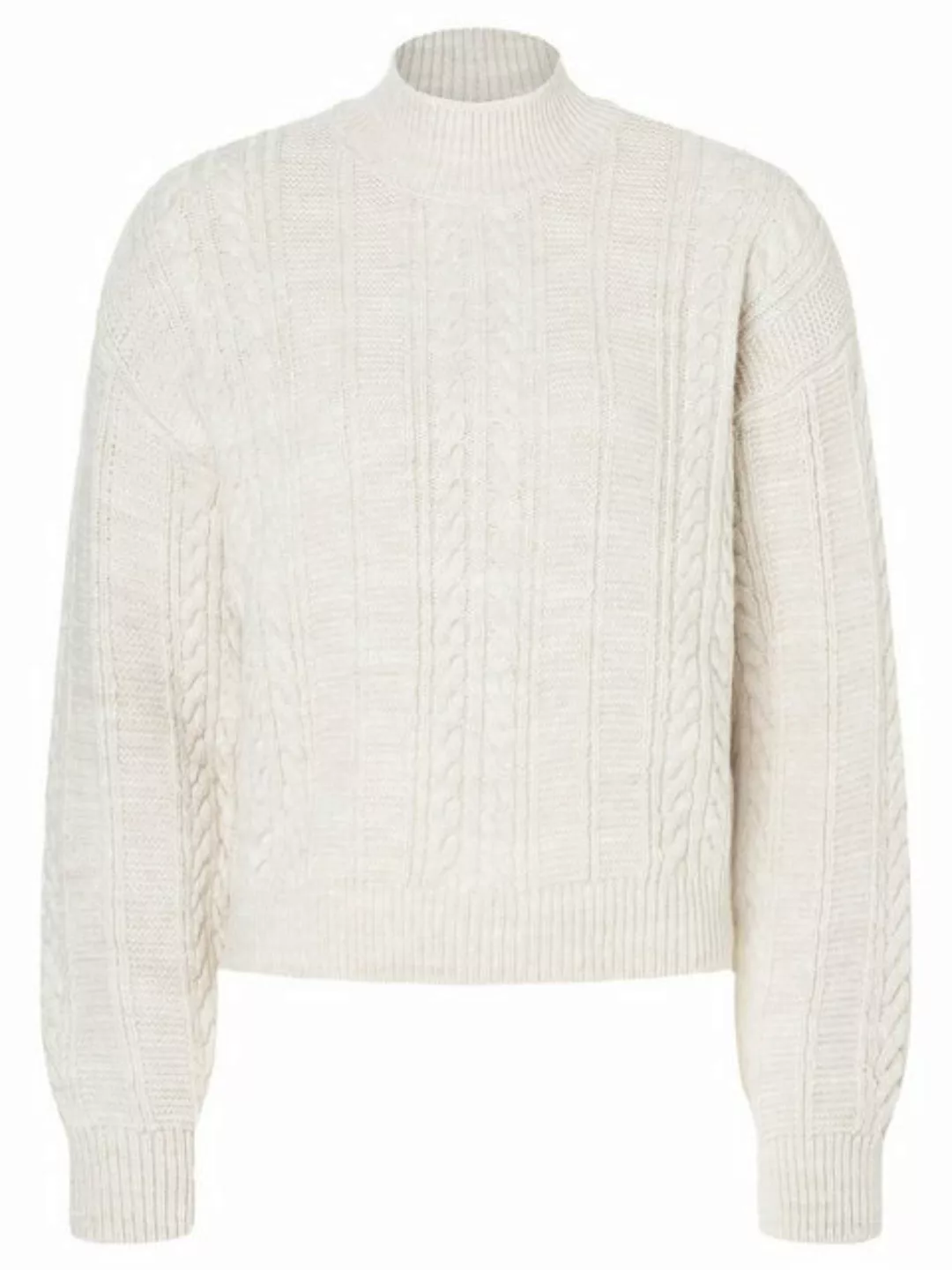 Zopfpullover, powder creme, Winter-Kollektion günstig online kaufen