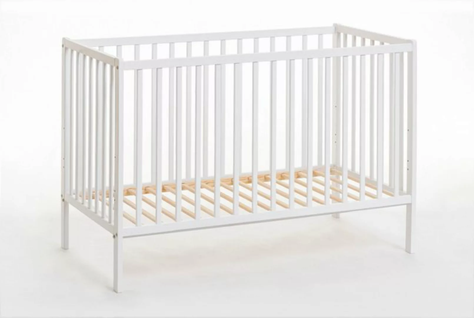 ASM-Moebel Babybett Babybett Gitterbett Beistellbett + Matratze CYPI 120x60 günstig online kaufen