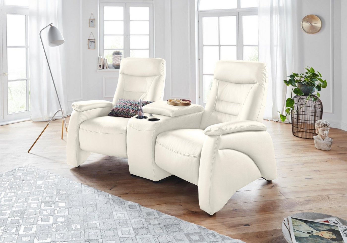 exxpo - sofa fashion 2,5-Sitzer Ascoli, Kinosofa mit hohem Sitzkomfort, beq günstig online kaufen