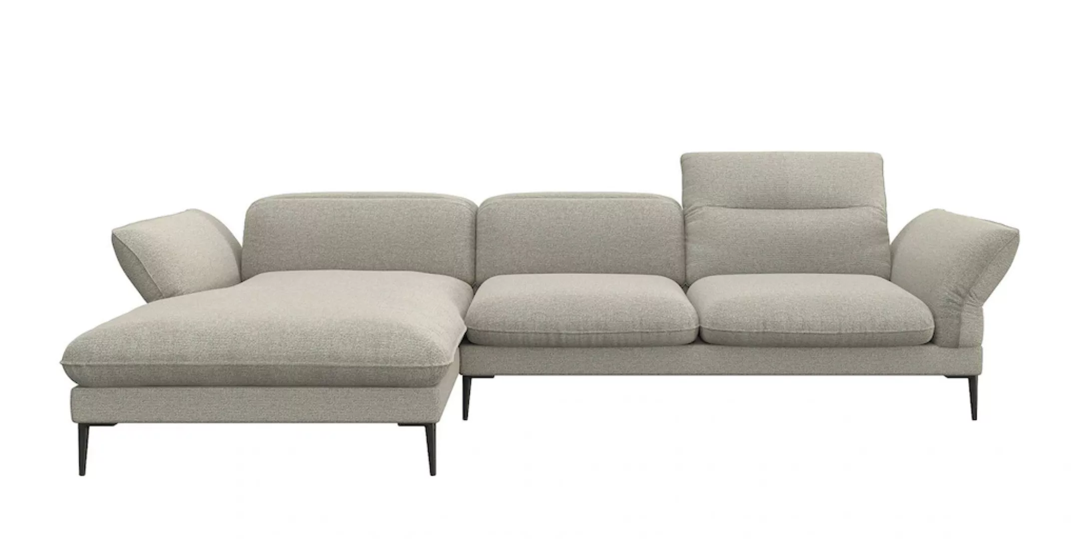 FLEXLUX Ecksofa »Salino, Funktionssofa mit Recamiere, Relaxsofa, Ecksofa«, günstig online kaufen