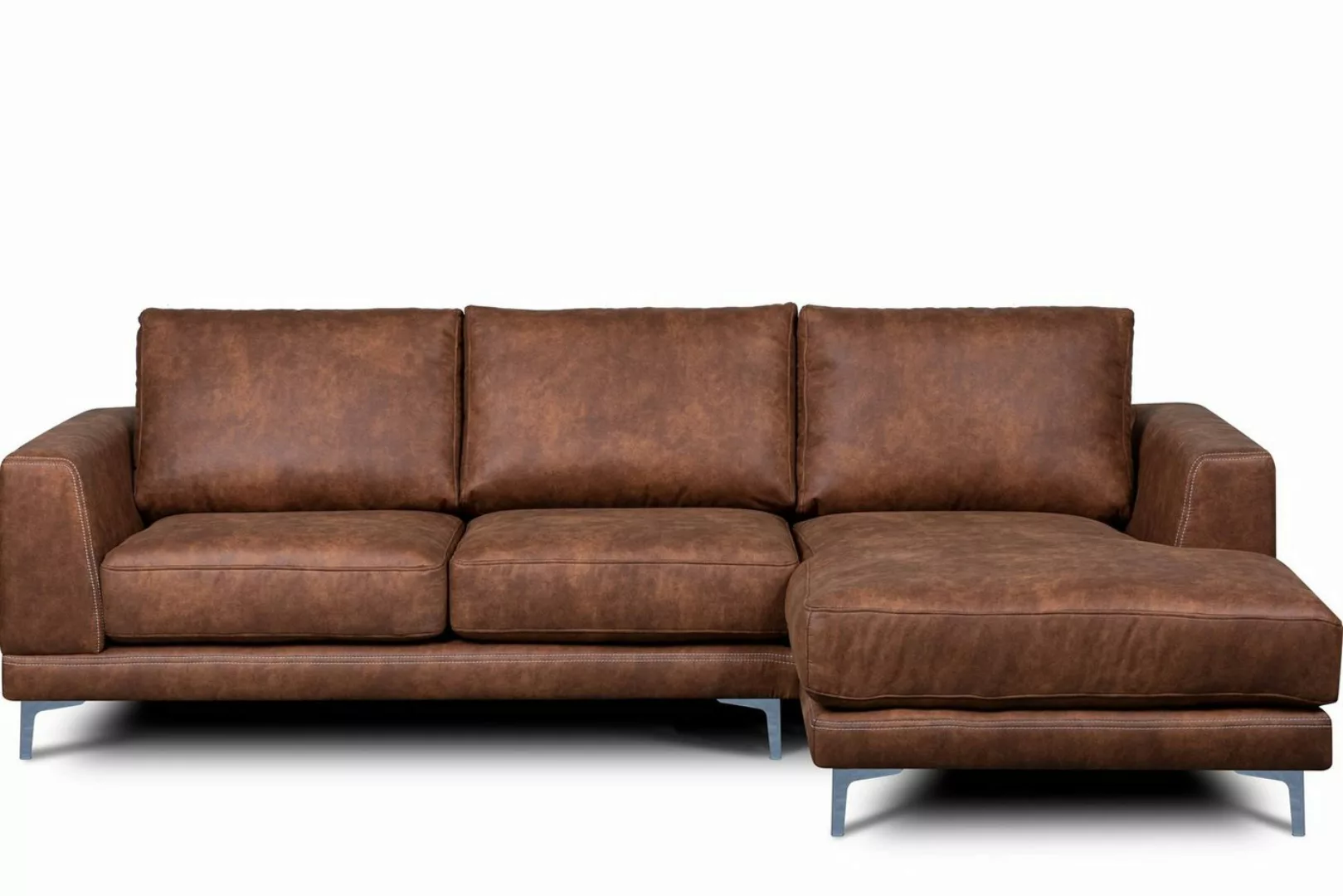 KONSIMO Ecksofa HOLCO Ecksofa rechts, zeitloses Design, hohe Beine, Öko-Led günstig online kaufen