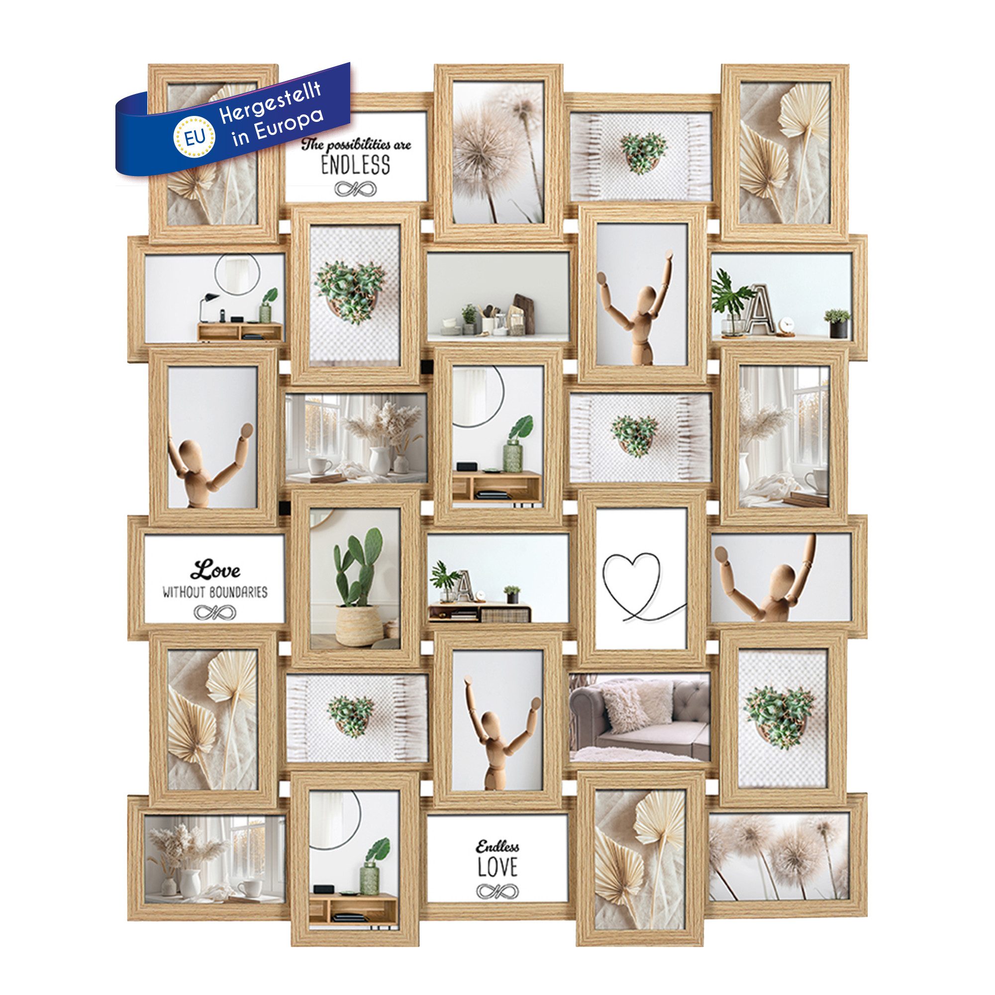 Wackadoo Living Bilderrahmen Collage NaturGalerie aus günstig online kaufen