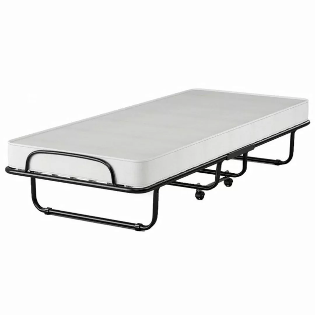 COSTWAY Gästebett klappbar, 80x190cm, mit Matratze, auf Rädern, 120kg günstig online kaufen