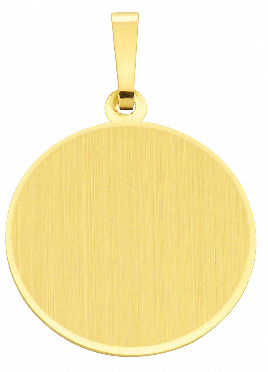 Adelia´s Kette ohne Anhänger "585 Gold Gravurplatte Anhänger Ø 19,1 mm", Sc günstig online kaufen