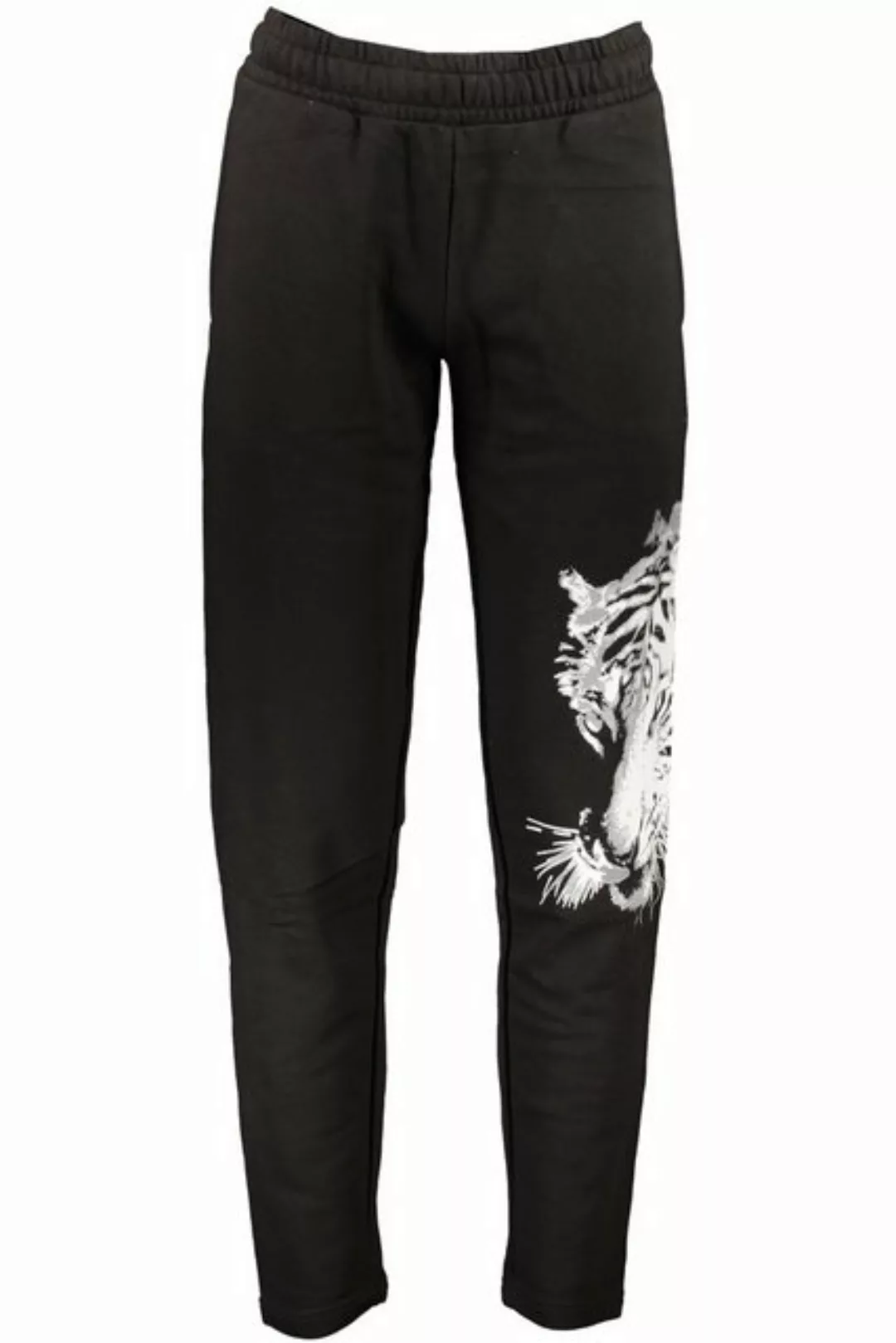 Cavalli Class 5-Pocket-Hose Herren Sporthose Schwarz – Angeraute Jogginghos günstig online kaufen