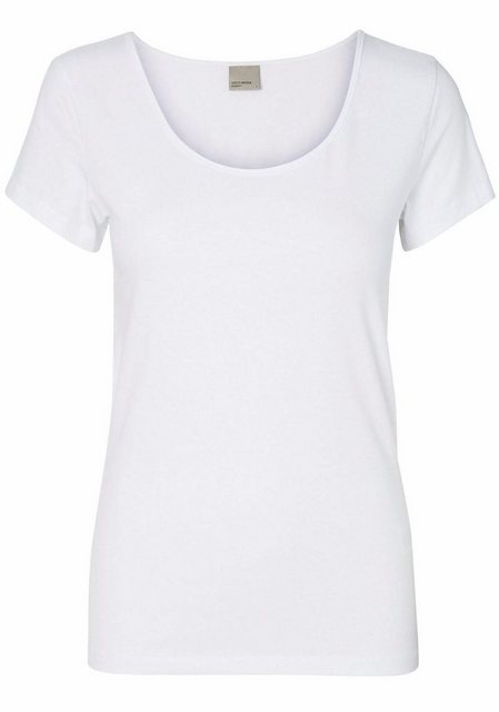 Vero Moda Rundhalsshirt VMMAXI MY SOFT SS U-NECK günstig online kaufen