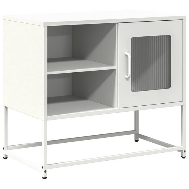 vidaXL TV-Schrank TV-Schrank Weiß 68x39x60,5 cm Stahl (1-St) günstig online kaufen