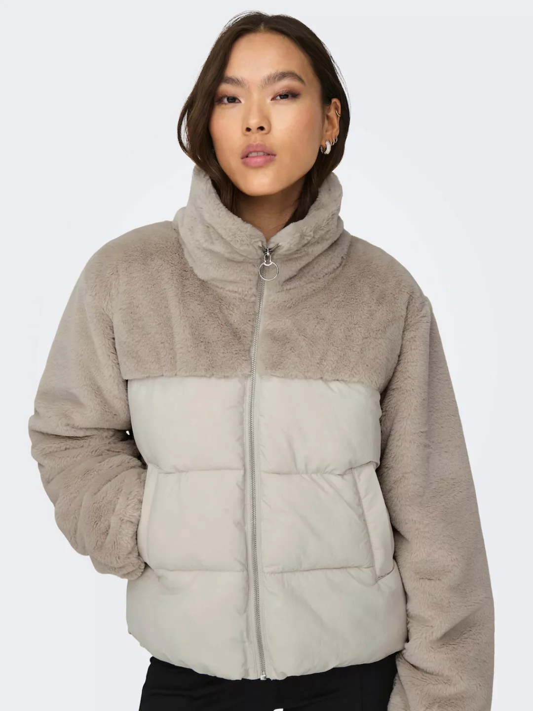 ONLY Steppjacke ONLWANJA FUR PUFFER MIX JACKET CC OTW günstig online kaufen