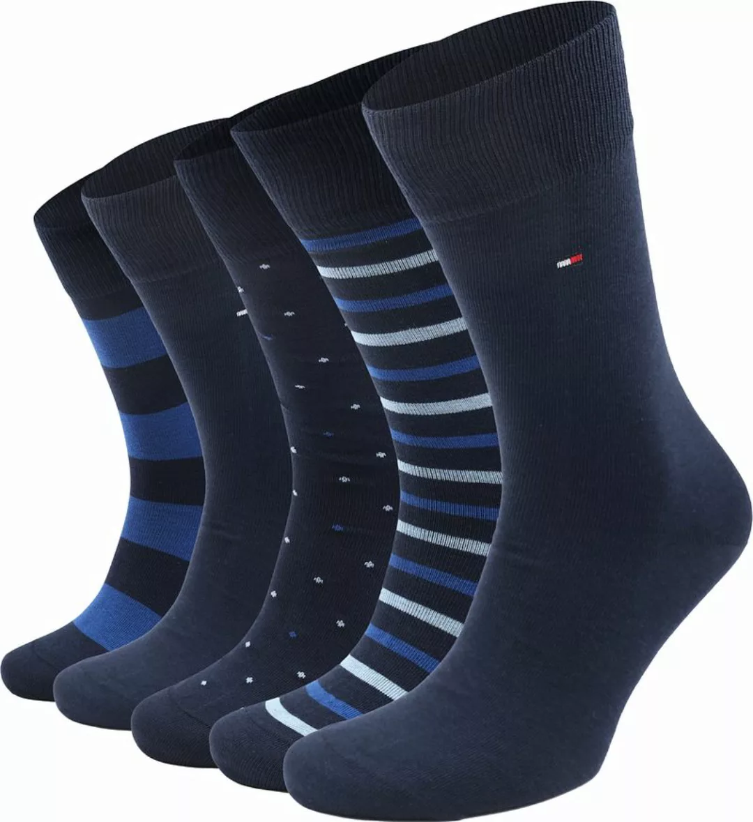 Tommy Hilfiger Giftbox 5-Pack Navy - Größe 43-46 günstig online kaufen