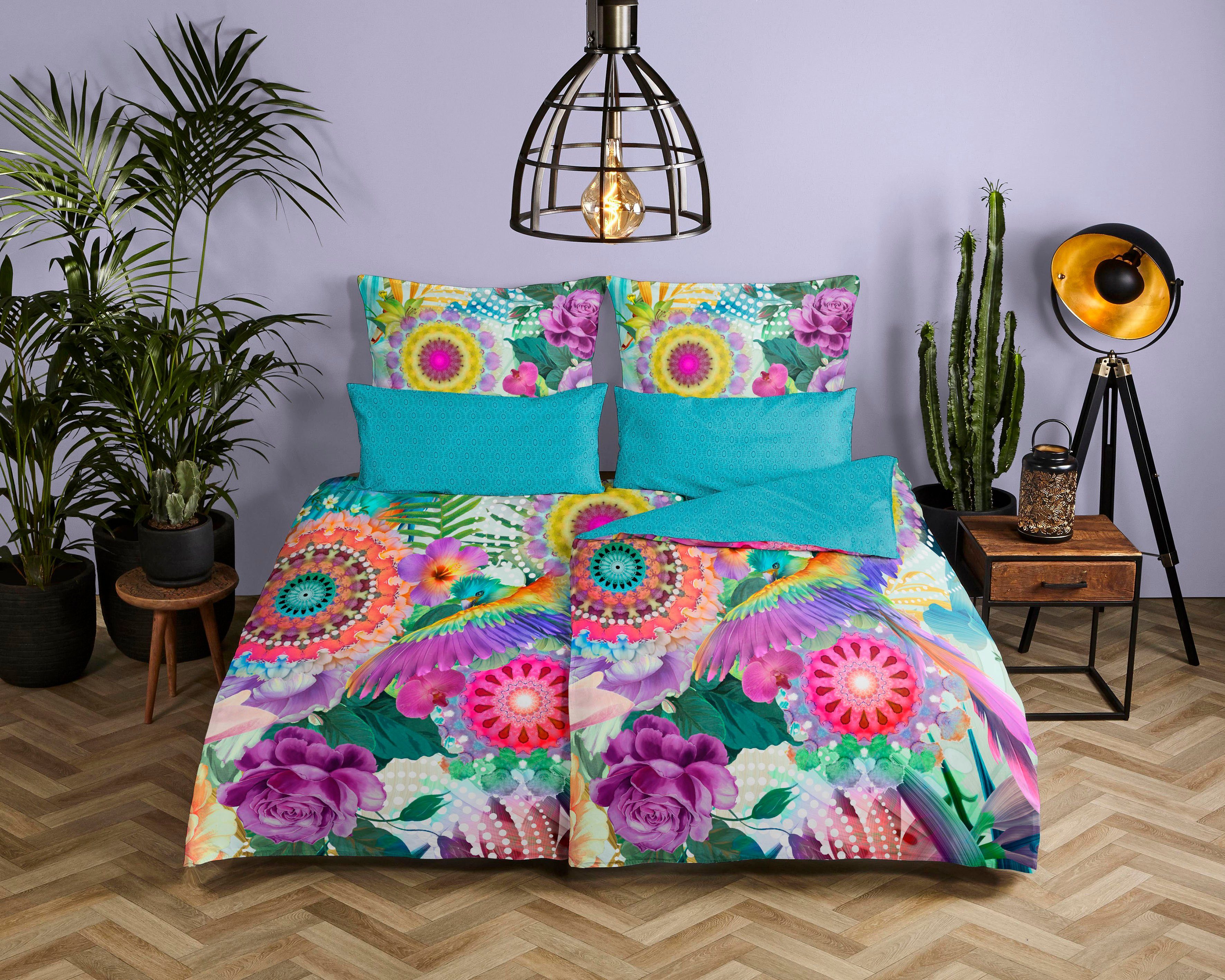 hip Wendebettwäsche »Aviva«, Mako-Satin, 135x200, Reißverschluss, Wendeopti günstig online kaufen