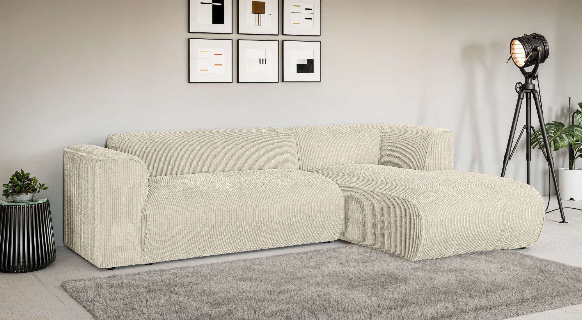 INOSIGN Ecksofa "MERID L-Form (257 cm), zeitlos & stilvolles Design,", Aufw günstig online kaufen