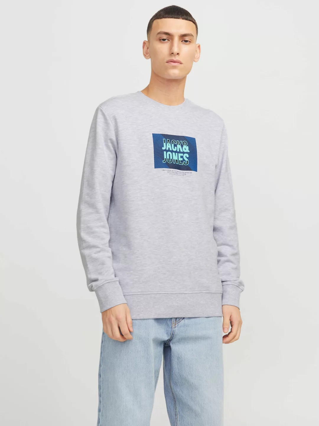 Jack & Jones Sweatshirt "JJHUDSON SWEAT CREW NECK" günstig online kaufen