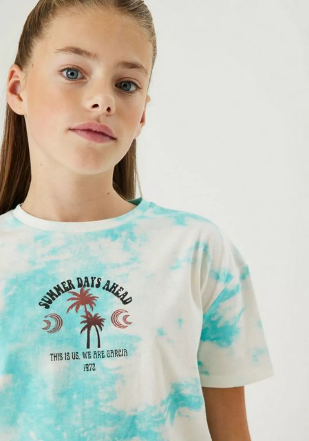 Garcia T-Shirt im Batik Look günstig online kaufen